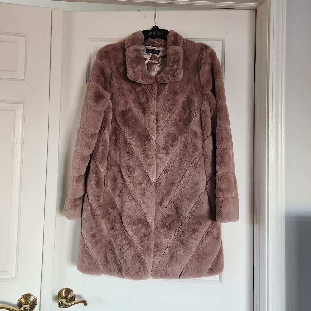 FAUX FUR Women's Coat Size S